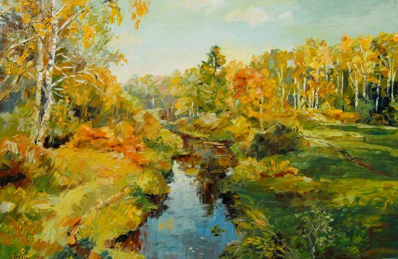 ELENA DUBNIKOVA * LANDSCAPE * Oil on Canvas 40x60